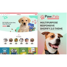 Pawpals - Pet Food & Pet Nutrition Store Multipurpose Shopify 2.0 Responsive Theme