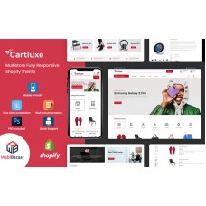 Cartluxe - Minimal Modern Mulistore Shopify Theme