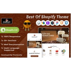 Cafeley VIP Mega Coffee–Tea Nature Shopify 2.0 Theme.