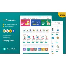 Pharmcare - Health and Medicine Store Shopify Responsive Theme