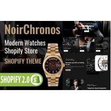 NoirChronos - Shopify Watches & Fashion Dark Theme