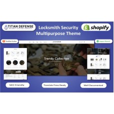 Titan Defense - Locksmith & Security System Products Shopify Theme