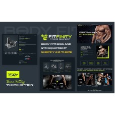 Fitfinity - Sports Clothing & Fitness Equipment Multipurpose Shopify 2.0 Responsive Theme