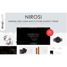 Nirosi -  Minimal & Clean Watch Store Shopify Theme