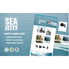 Shopify Fishing Store Template - Marine Lures, Boat Dealer, Sailing and Yacht