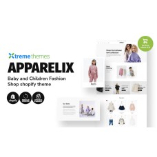 Apparelix Baby and Children Fashion Shopify Theme