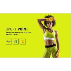 Sport Point - Sports Store Multipage Clean Shopify Theme