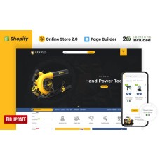 Genious Power Tools Store Shopify OS 2.0 Theme