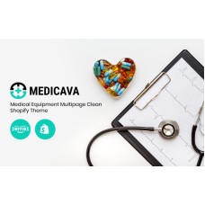 Medicava - Medical Equipment Multipage Clean Shopify Theme
