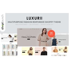 Luxurii - Multipurpose Fashion Responsive Shopify Theme