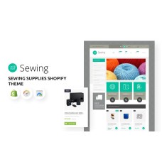 Sewing Supplies eCommerce Shopify Theme