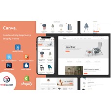 Canva - Modern Furniture Shopify Template