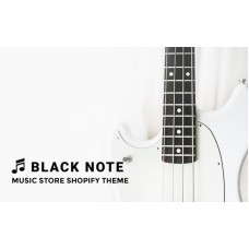 Black Note - Music Store Shopify Theme