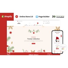 Christal Christmas Store Shopify Theme