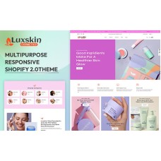 Luxskin - Premium Beauty & Skincare Multipurpose Responsive Shopify Theme 2.0
