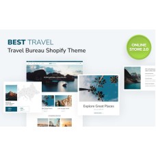 Travel Bureau eCommerce Shopify Online Store 2.0 Theme