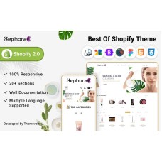 Sephoria Bio–Cosmetics Health–Beauty Shopify 2.0 Responsive Store