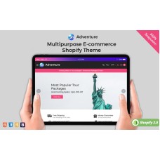 Adventure Online Ticket - Travelling Package Shopify OS 2.0 Theme