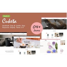 Cuketa - Handmade Soap & Candles Shop Responsive Shopify Theme 2.0