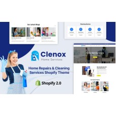 Clenox - Home Repair and Cleaning Service Shopify Theme