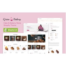 Qzina - Cake & Bakery Store Shopify 2.0 Theme