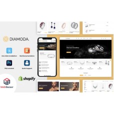 DIAMODA - Jewellery Responsive Store Shopify Template