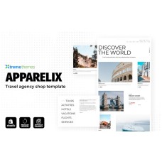 Apparelix Tour and Travel Agency Template Shopify Theme