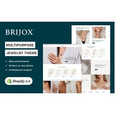 Brijox - A Luxurious Jewelry & Imitation store Shopify 2.0 Multi-purpose Responsive Theme