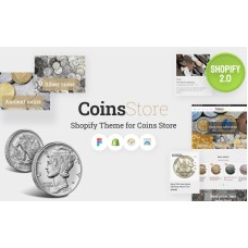 CoinsStore - Collectible Coins & Supplies Shopify 2.0 Theme