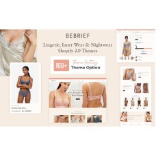 Bebrief - Lingerie & Bikini, Inner Wear, Nightwear Fashion Shopify 2.0 Responsive Theme