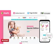 Toybox Clothing & Toys Store Shopify OS 2.0 Theme