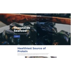 Ocean Gifts and Sea Food Shop Modern Shopify Theme