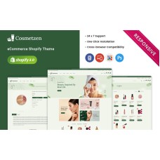 Cosmetzen - Beauty & Cosmetics Responsive Shopify Theme