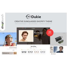 Dukie - Creative Sunglasses Responsive Shopify Theme
