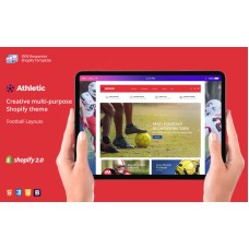 Athletic Football - Sportswear Cricket Swimming Shopify OS 2.0 Theme
