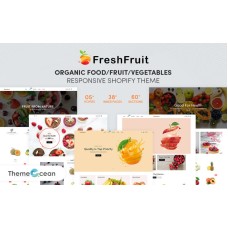 FreshFruit - Organic Food/Fruit/Vegetables eCommerce Shopify Theme