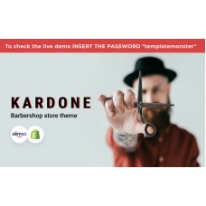 Kardone Barbershop eCommerce Template Shopify Theme