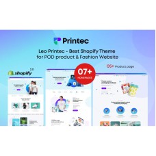 Leo Printec - Pod Product & Fashion Shopify Theme