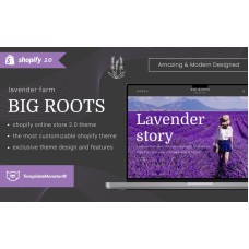 Big Root - Florist, Decor, Flowers, Gifts Celebrations, Art Shopify 2.0 Store