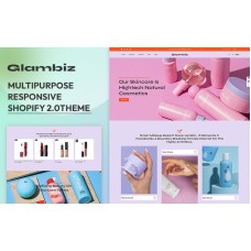 Glambiz - Beauty Cosmetics & Skincare Multipurpose Shopify 2.0 Responsive Theme