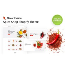 Flavor Fusion - Responsive Spice Shop Online Store 2.0 Shopify Theme