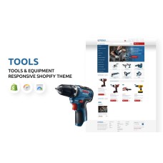 Tools & Equipment Store Responsive Shopify Theme