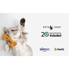 Pets Shop Design Template Shopify Theme