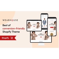 Wearhouse - Fashion & Accessory High level Shopify 2.0 Multi-purpose Responsive Theme