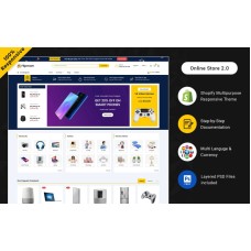 Flipmart – Mega Shop Marketplace Multipurpose Responsive Shopify Store