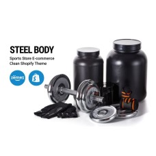Steel Body - Sports Store E-commerce Clean Shopify Theme
