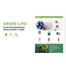 Green Life - Nutrition Responsive Simple Shopify Theme