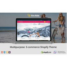 Fire Ride Bicycle - Electric Vehicles Car Autopart Store Shopify OS 2.0 Theme