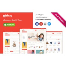 Kidzze - Kids Clothing & Toys Store Shopify Theme