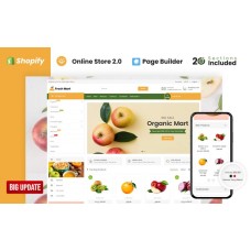 FreshMart Organic & Grocery Store Shopify Theme